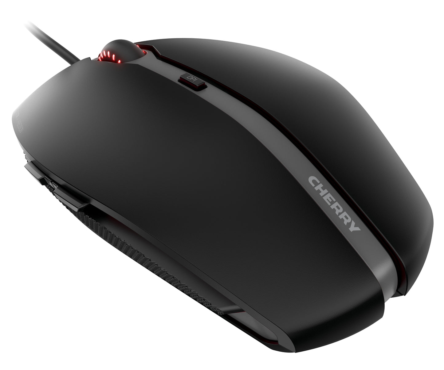 Cherry GENTIX 4K Kabelgebundene Maus - Schwarz - USB - Beidhändig - Optisch - USB - 3600 DPI - Schwarz - Maus