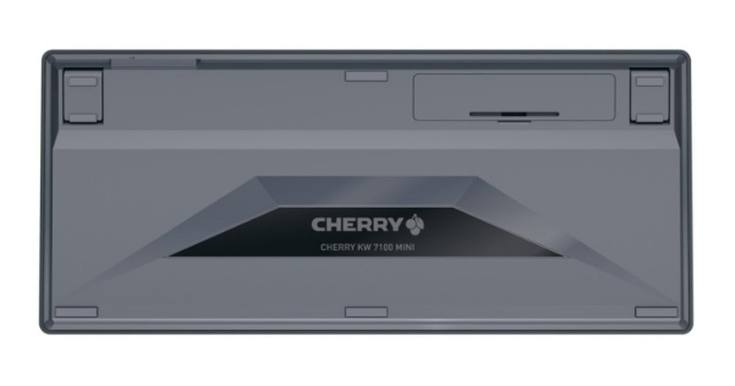 Cherry KW 7100 MINI BT - Kabellos - Bluetooth - Scherenschalter - QWERTZ - Blau - Tastatur