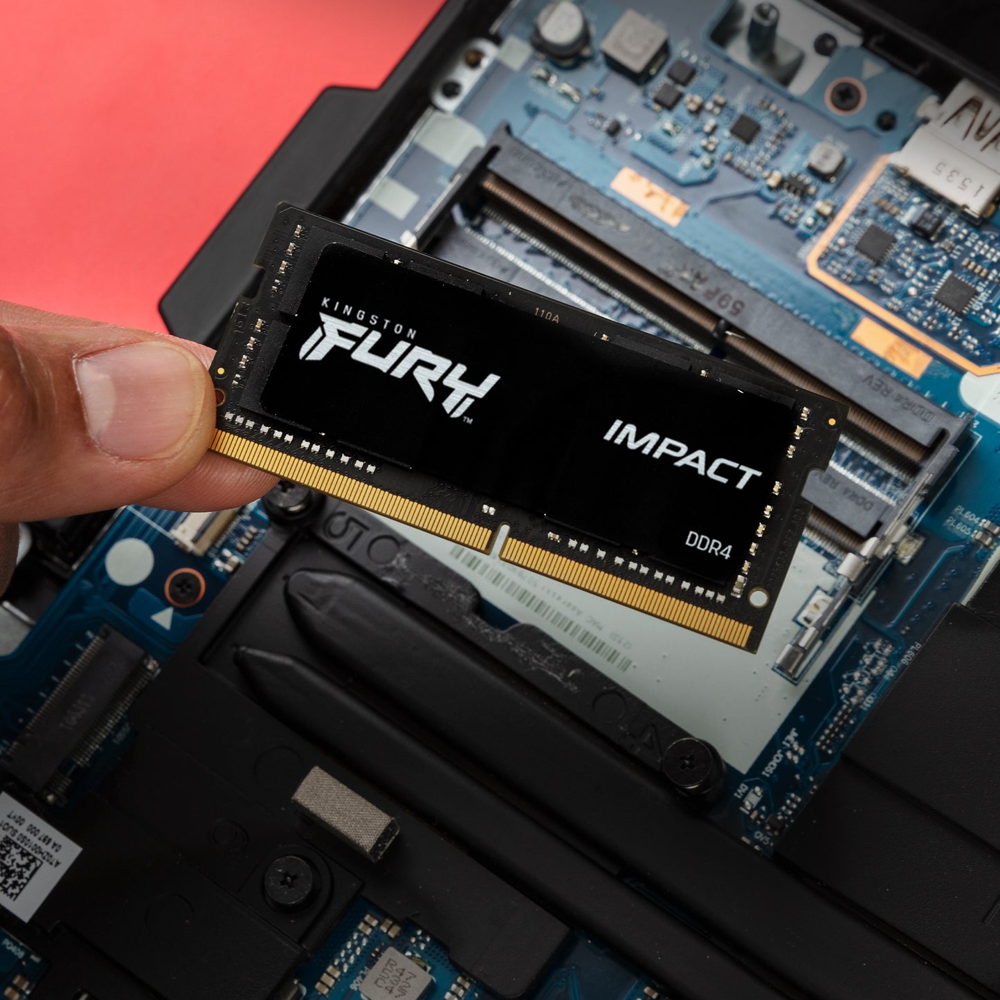 Kingston FURY 32GB 3200MT/s DDR4 CL20 SODIMM Impact - 32 GB - 1 x 32 GB - DDR4 - 260 - pin SO - DIMM - Schwarz - Arbeitsspeicher
