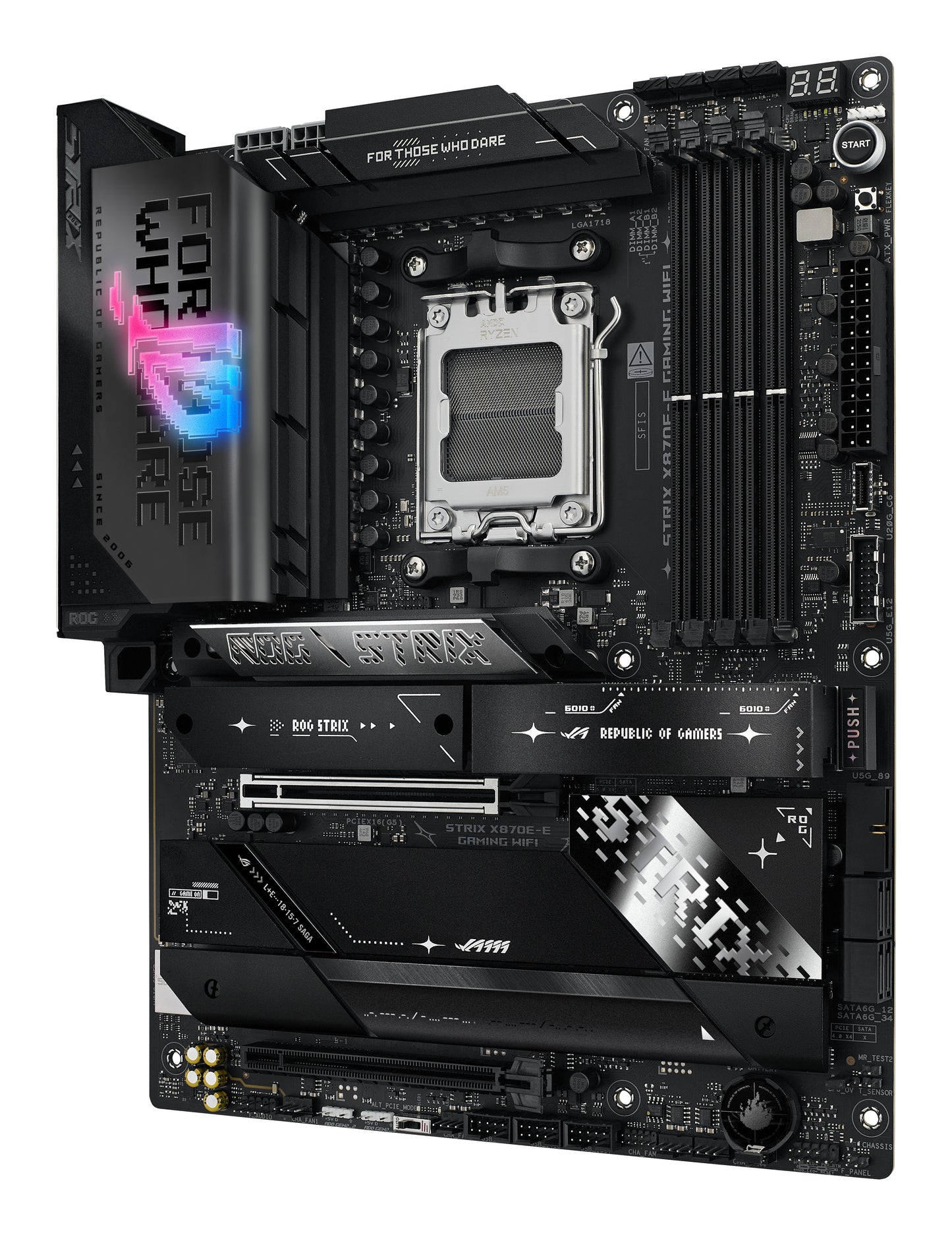ASUS ROG STRIX X870E - E GAMING WIFI - Motherboard - ATX - Socket AM5 - AMD X870E... - AMD Sockel AM5 (Ryzen Zen4) - Mainboard