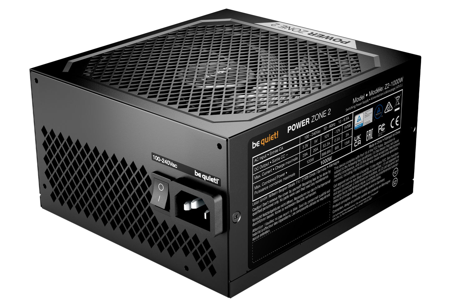 be quiet! Power Zone 2 1000W, ATX 3.1