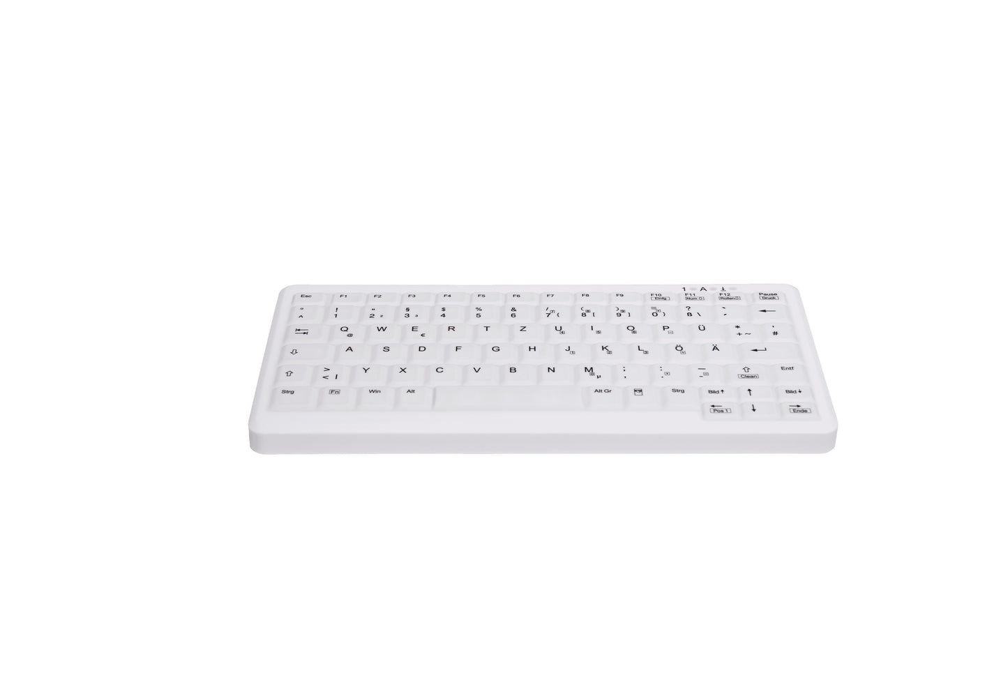 Active Key AK - C4110F - Volle Größe (100%) - Kabelgebunden - USB - Membran Key Switch - QWERTZ - Weiß - Tastatur