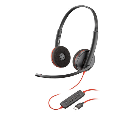 Poly Blackwire 3220 Stereo USB - C Headset+USB - C/A - Stereo - Headset