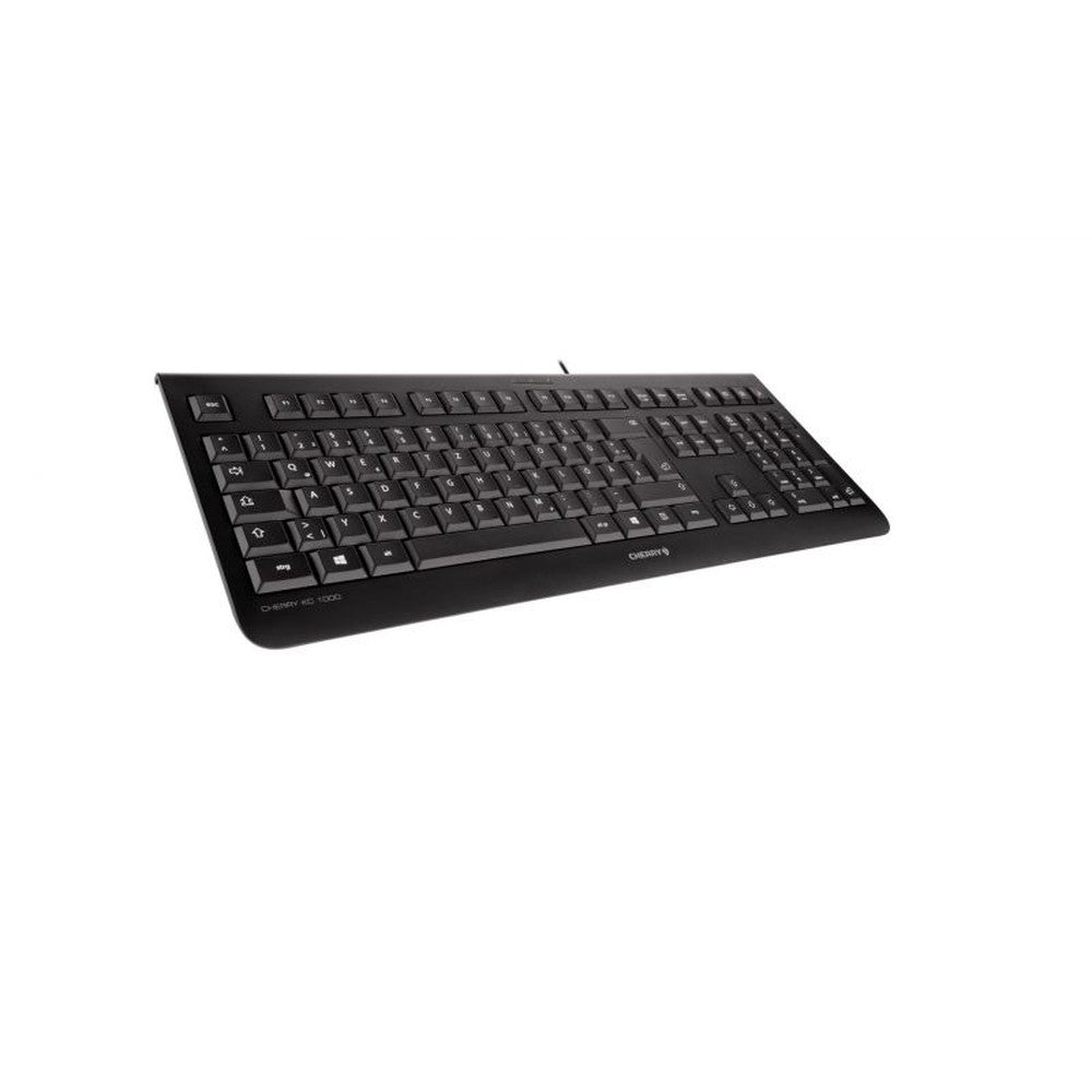 Cherry KC 1000 - Volle Größe (100%) - Kabelgebunden - USB - Membran Key Switch - Schwarz - Tastatur