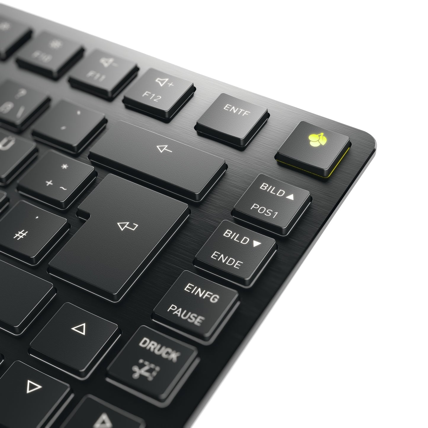 Cherry Kw X Ulp 2.0 Mini Keyboard black 2.4GHz BT5.2 QWERTZ DE - 84 Tasten - Tastatur
