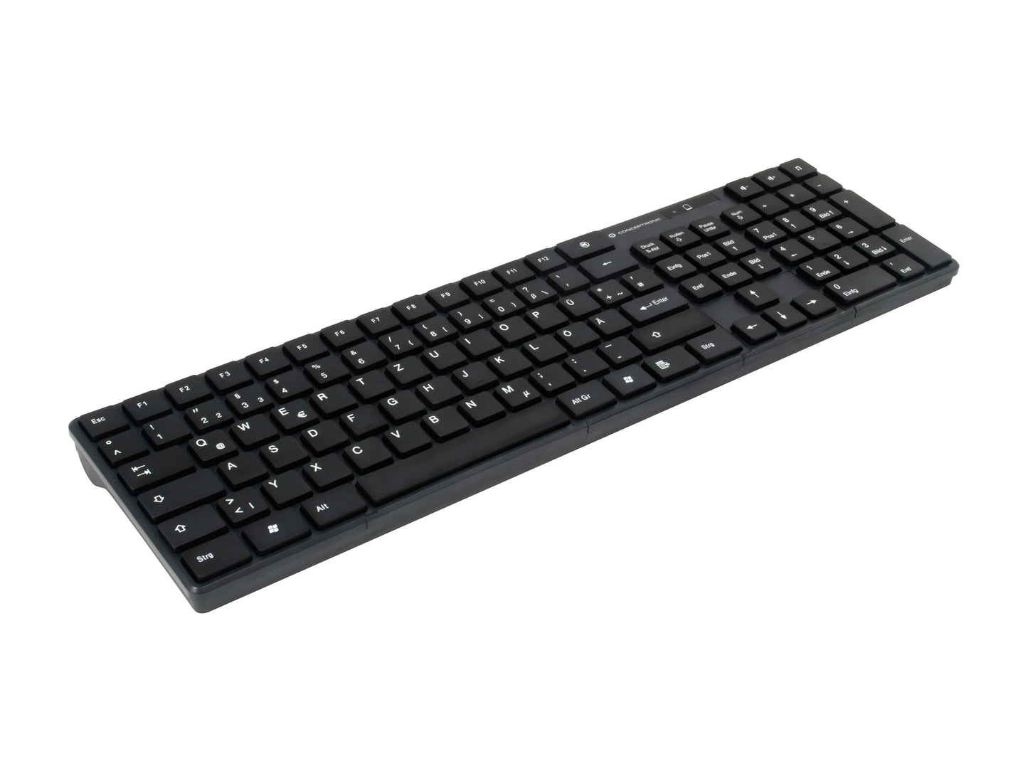 Conceptronic Orazio - Standard - RF Wireless - QWERTY - Schwarz - Maus enthalten - Tastatur
