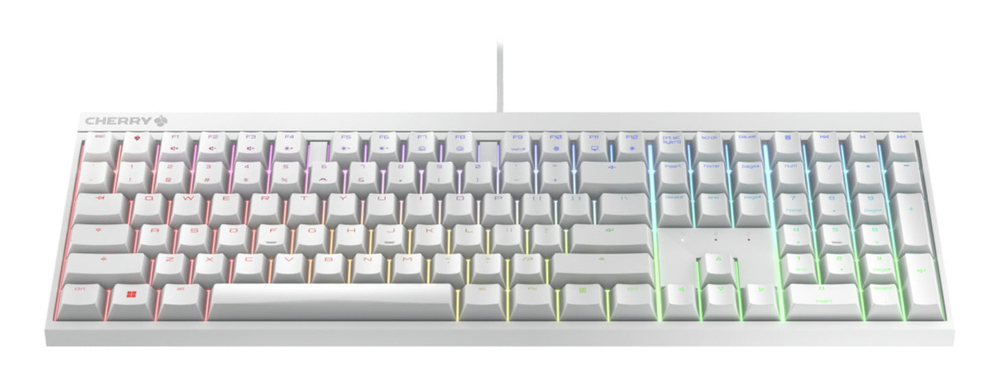 Cherry Mx 2.0 S white - 109 Tasten - Tastatur