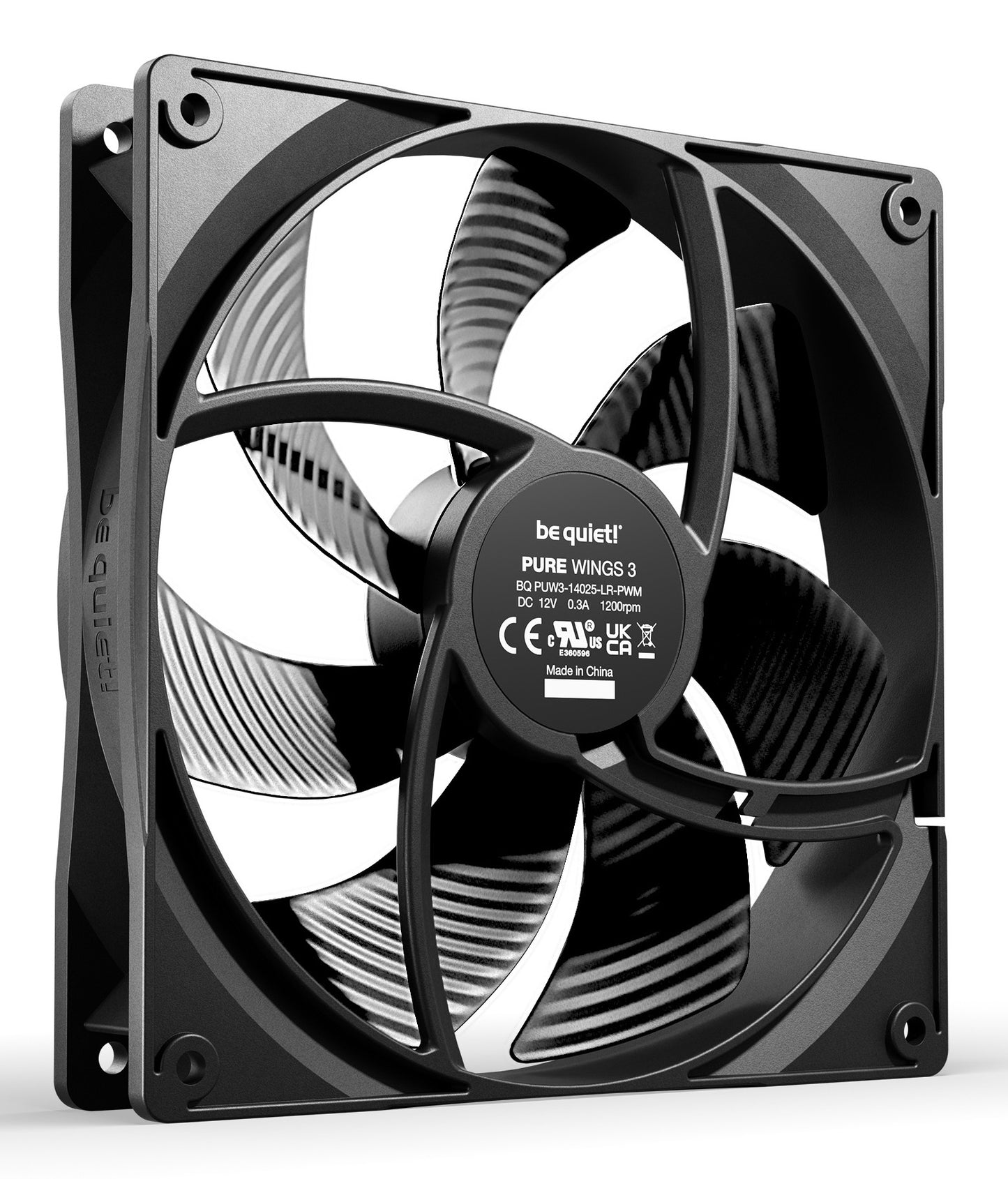 Be Quiet! Pure Wings 3 140mm Pwm Gehäuseluefter 3 - Pack - Gehäuse - 21,9 dB - Kühler