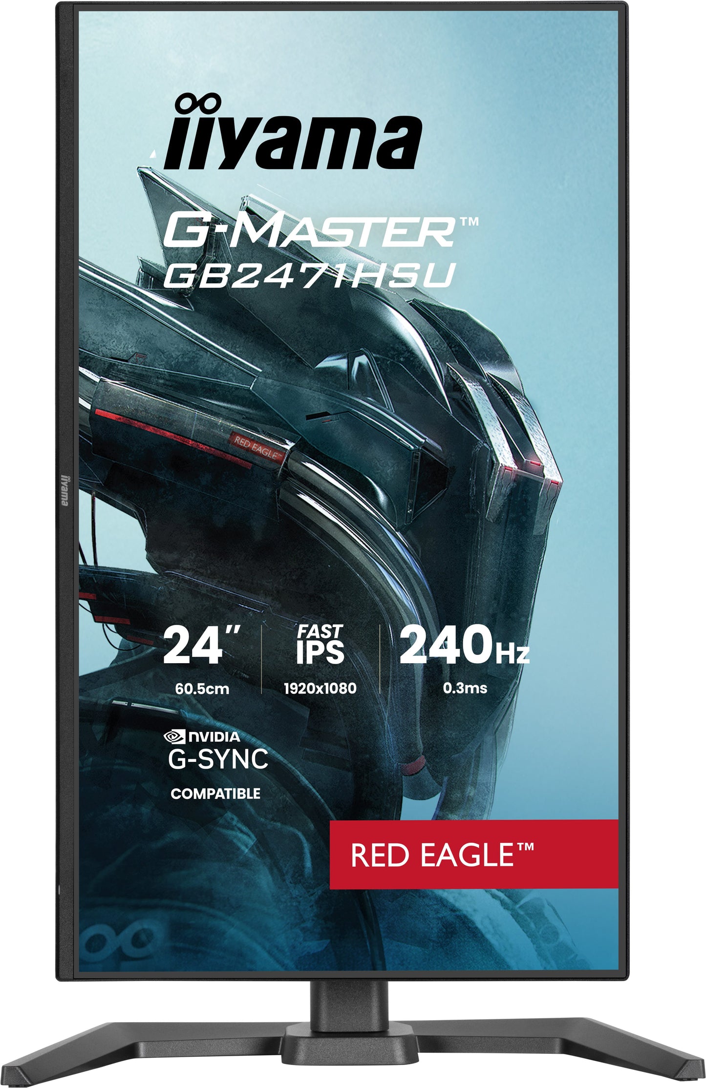 Iiyama G - Master GB2471HSU - B1 24" Fast - IP - 60,5 cm - Monitor