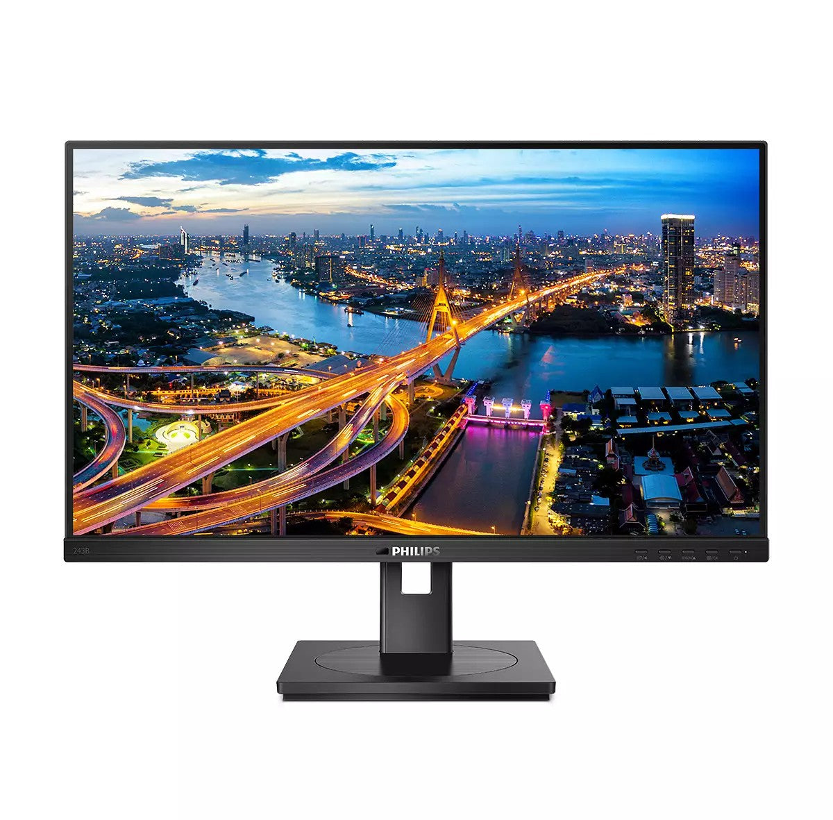 Philips B Line 243B1/00 - 60,5 cm (23.8") - 1920 x 1080 Pixel - Full HD - LED - 4 ms - Schwarz - Monitor