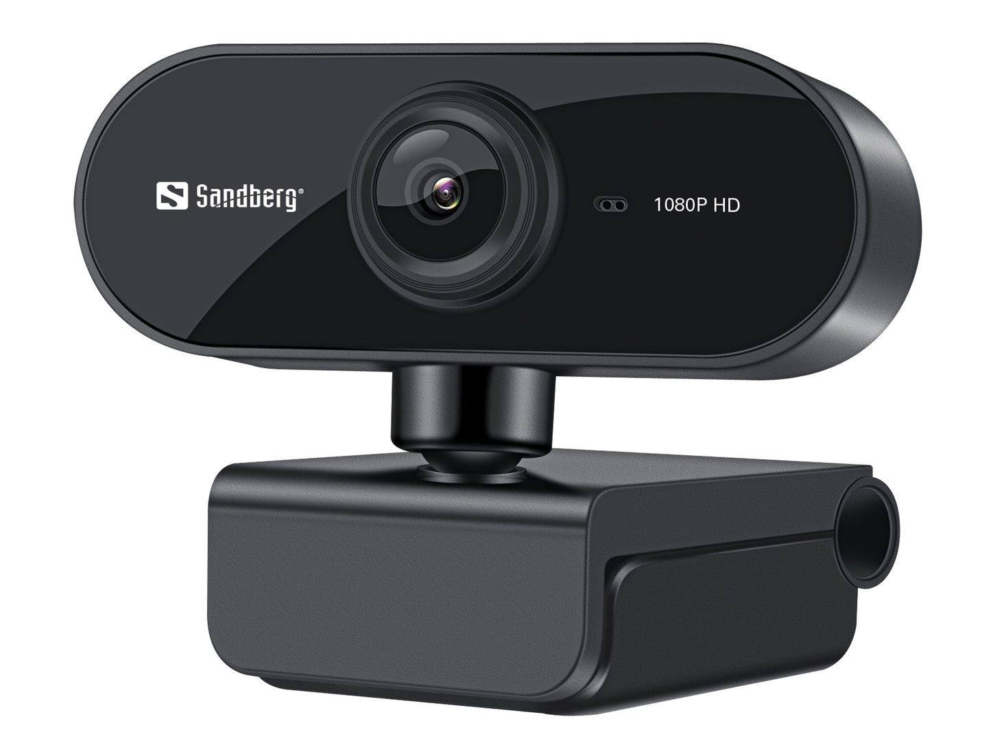 SANDBERG USB Webcam Flex 1080P HD - 2 MP - 1920 x 1080 Pixel - Full HD - 30 fps - USB - Schwarz - Webcam