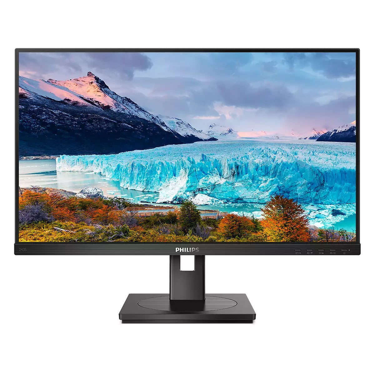 Philips S Line 243S1/00 - 60,5 cm (23.8") - 1920 x 1080 Pixel - Full HD - LCD - 4 ms - Schwarz - Monitor