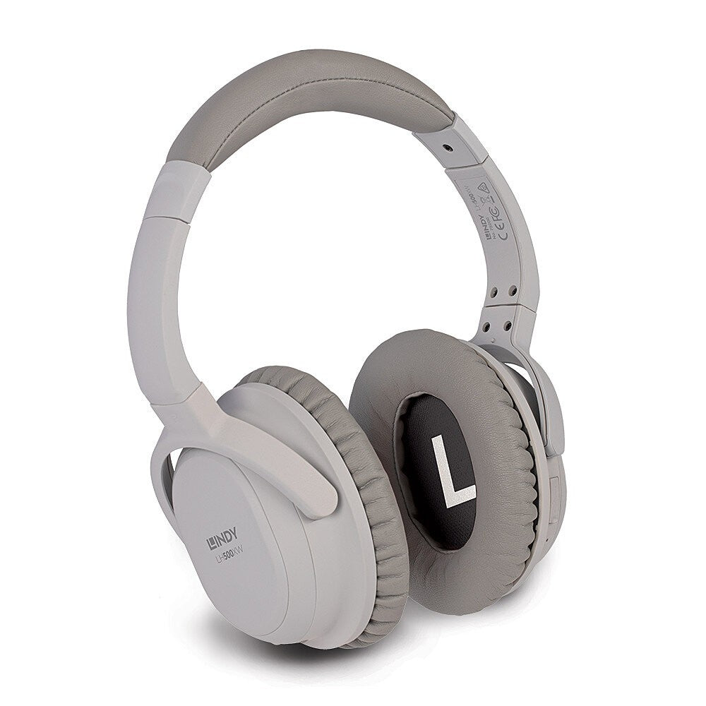 Lindy LH500XW - Verkabelt & Kabellos - Anrufe/Musik - 20 - 20000 Hz - 198 g - Grau - Kopfhörer
