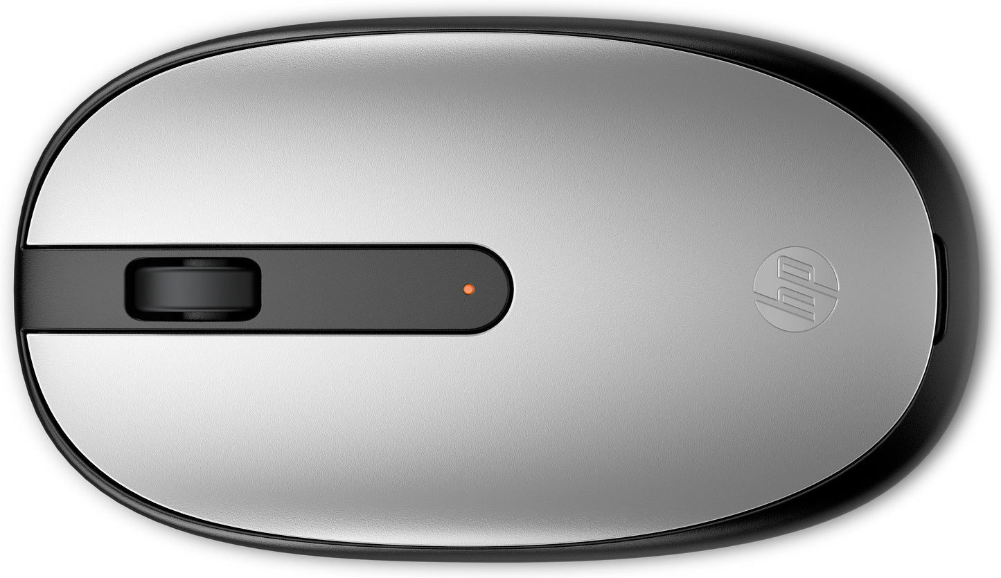 HP 240 Bluetooth (Pike Silver) - Beidhändig - Optisch - Bluetooth - 1600 DPI - Silber - Maus