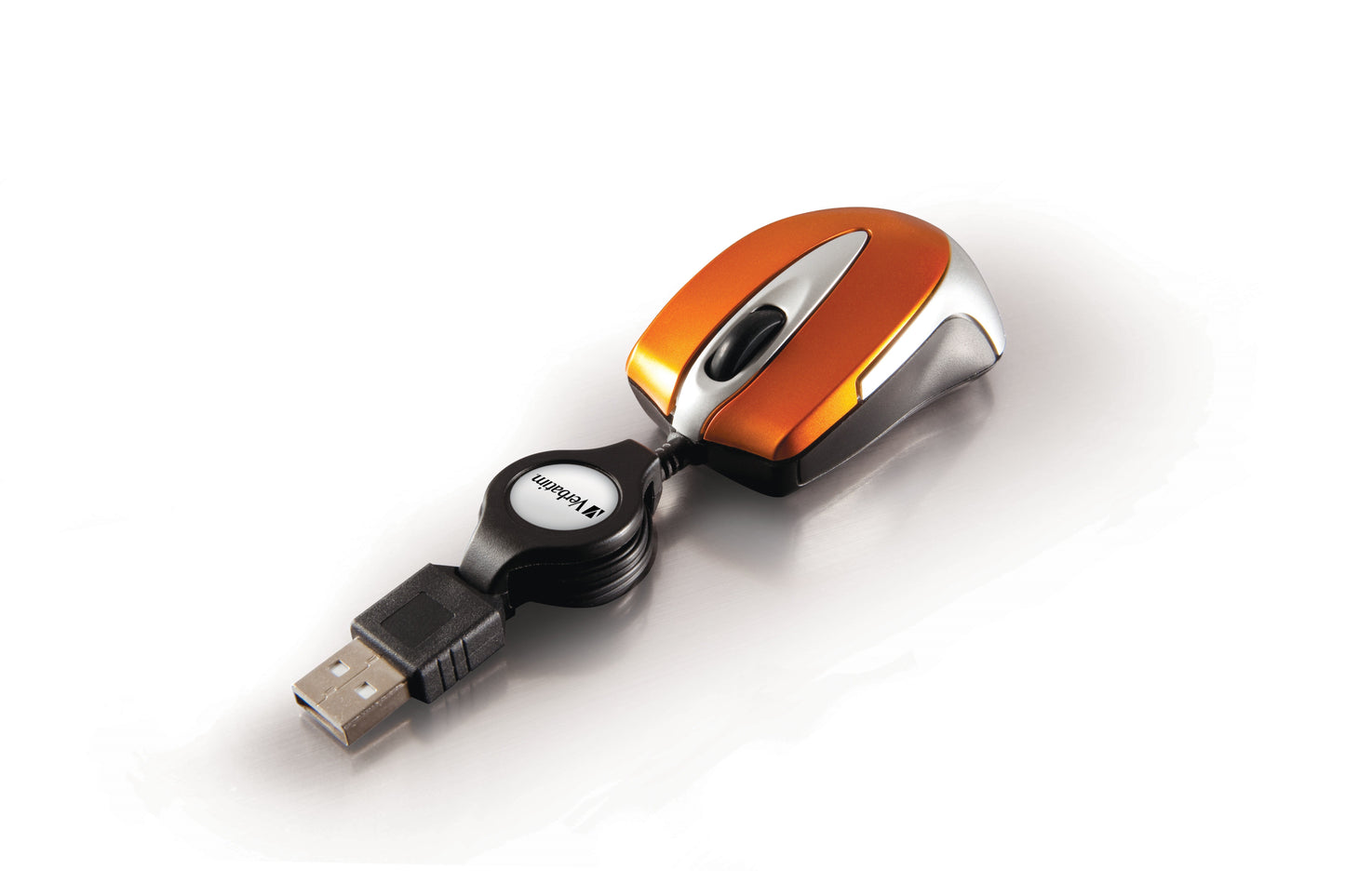 Verbatim Go Mini - Optisch - USB Typ - A - 1000 DPI - Orange - Maus