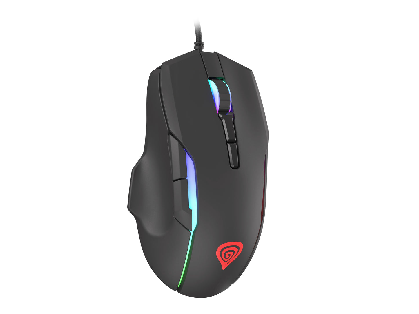 natec Gaming Maus Xenon 220 G2 RGB kabelgeb. schwarz - 12.800 dpi - Maus
