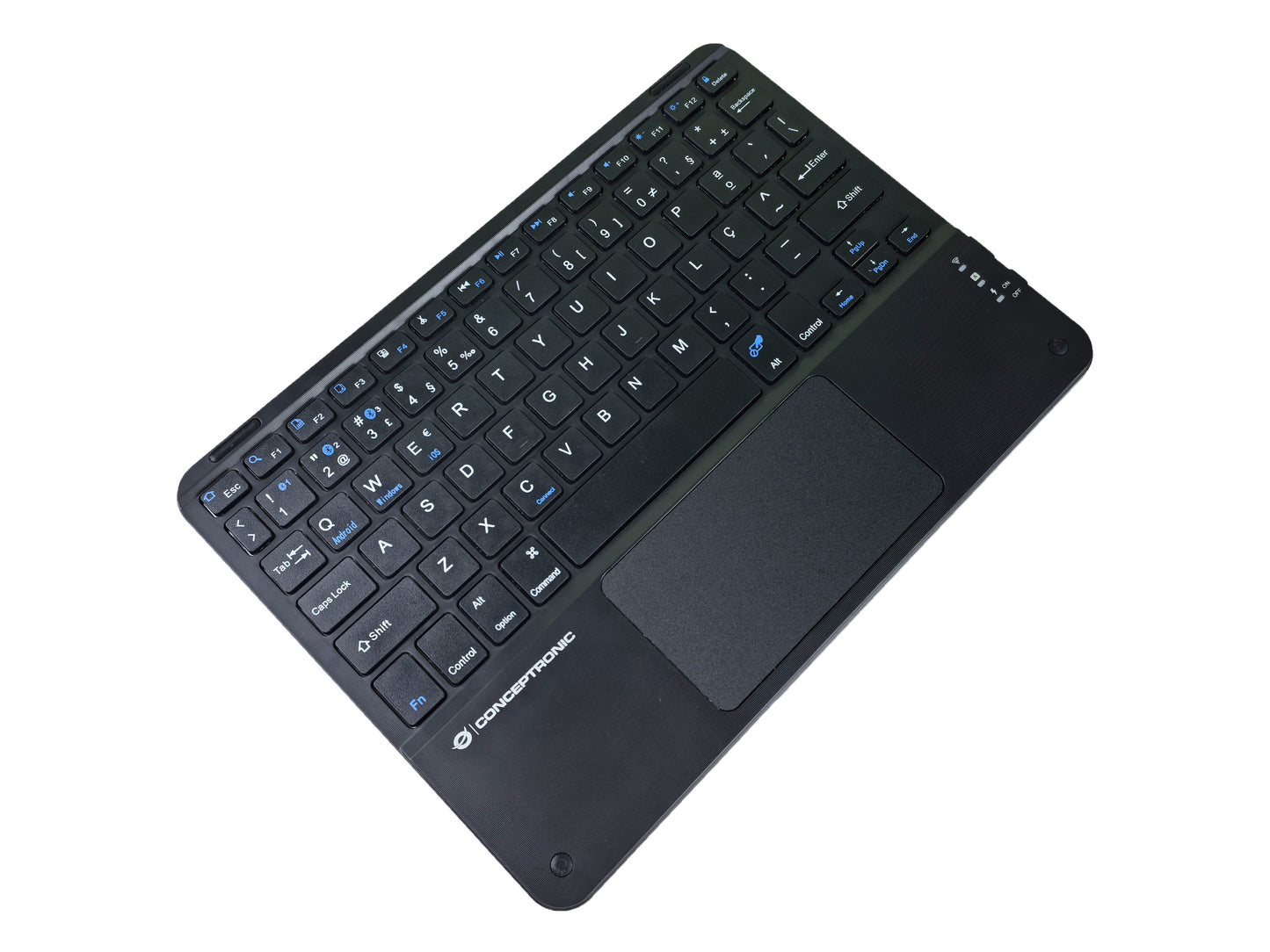 Conceptronic Wireless Tastatur Layout portug. 10" schwarz - QWERTY - Tastatur
