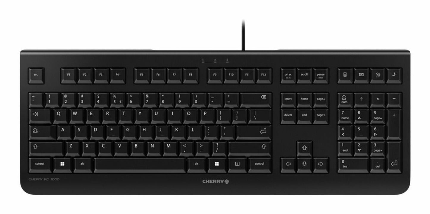 Cherry KC 1000 - AZERTY - Schwarz - Tastatur