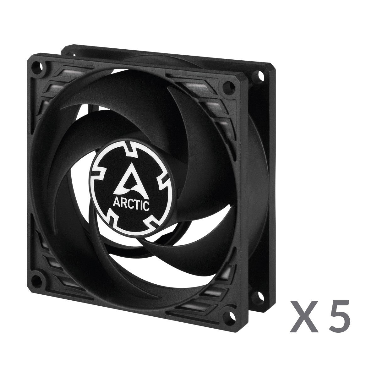 Arctic P8 PWM PST Value Pack - 80 mm PWM PST Lüfter optimiert für statischen Druck - Ventilator - 8 cm - 3000 RPM - 0,3 Sone - 23,4 cfm - 40,3 m³/h - Kühler