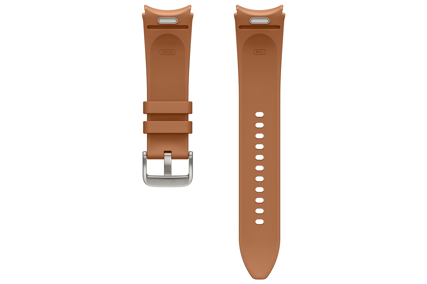 Samsung ET - SHR96 - Band - Braun - Samsung - Galaxy Watch4 - Galaxy Watch4 Classic - Galaxy Watch5 - Galaxy Watch5 Pro - Galaxy Watch6 - Galaxy... - Fluor - Elastomer - Veganes Leder - Smartwatch