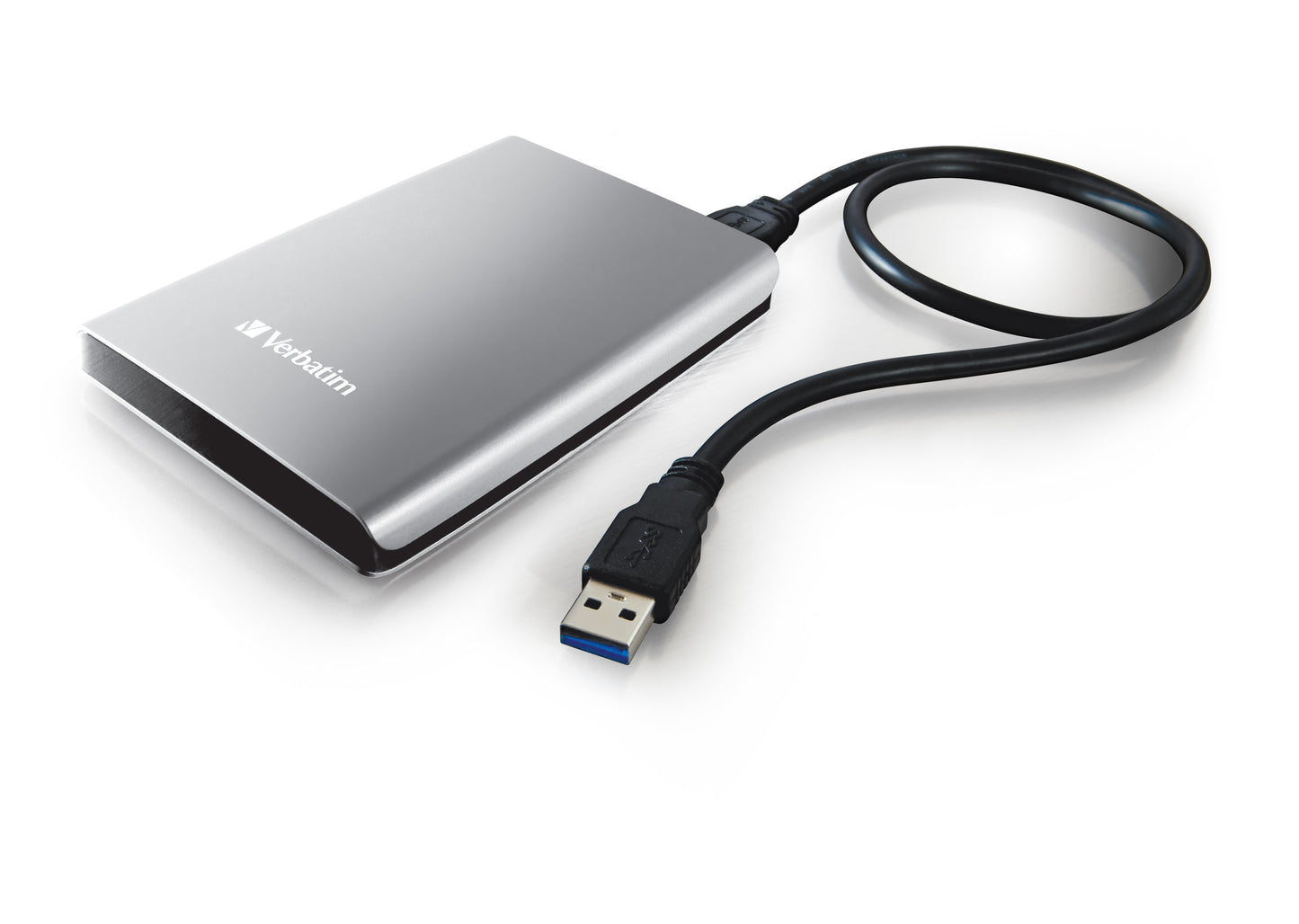 Verbatim Portables Festplattenlaufwerk Store 'n' Go USB 3.0 - 1 TB - Silber - 1 TB - 2.5" - 3.2 Gen 1 (3.1 Gen 1) - Silber - Festplatte