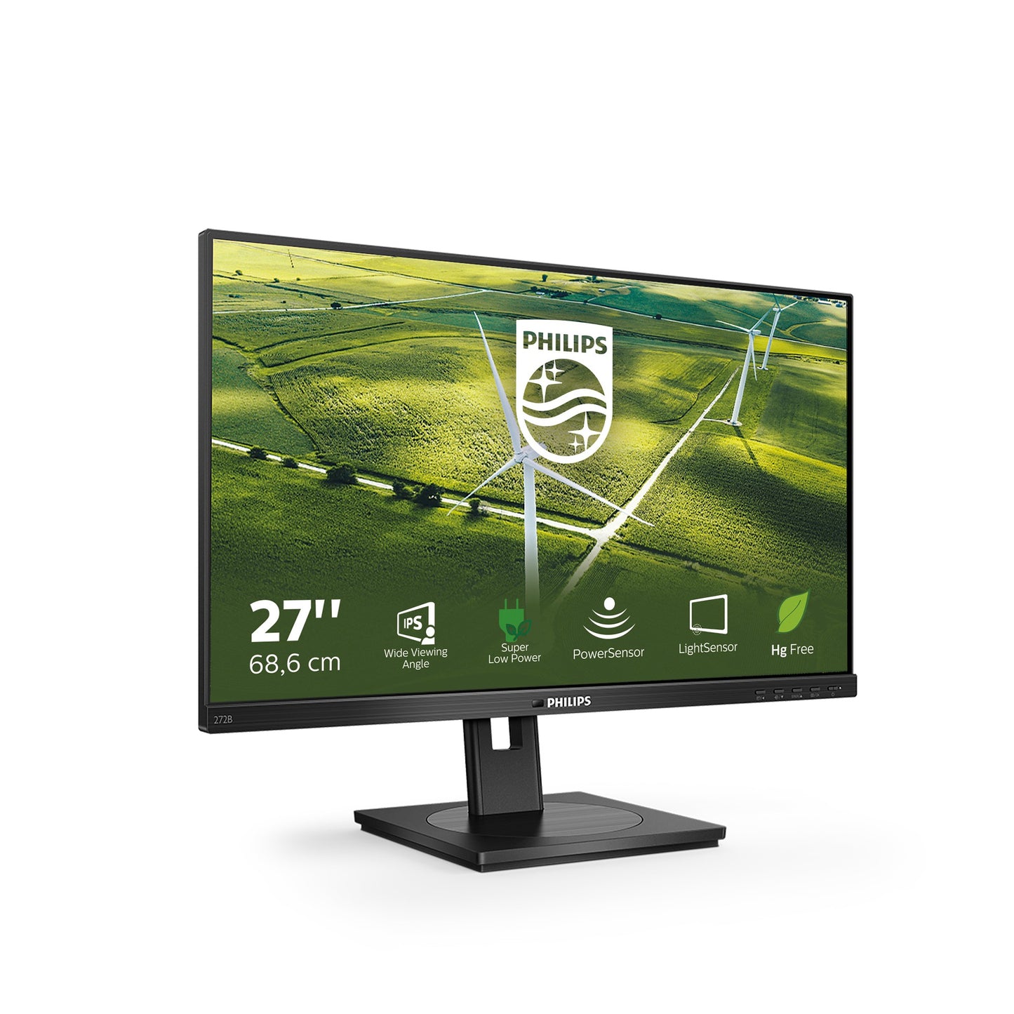 Philips B Line 272B1G/00 - 68,6 cm (27") - 1920 x 1080 Pixel - Full HD - LED - 4 ms - Schwarz - Monitor
