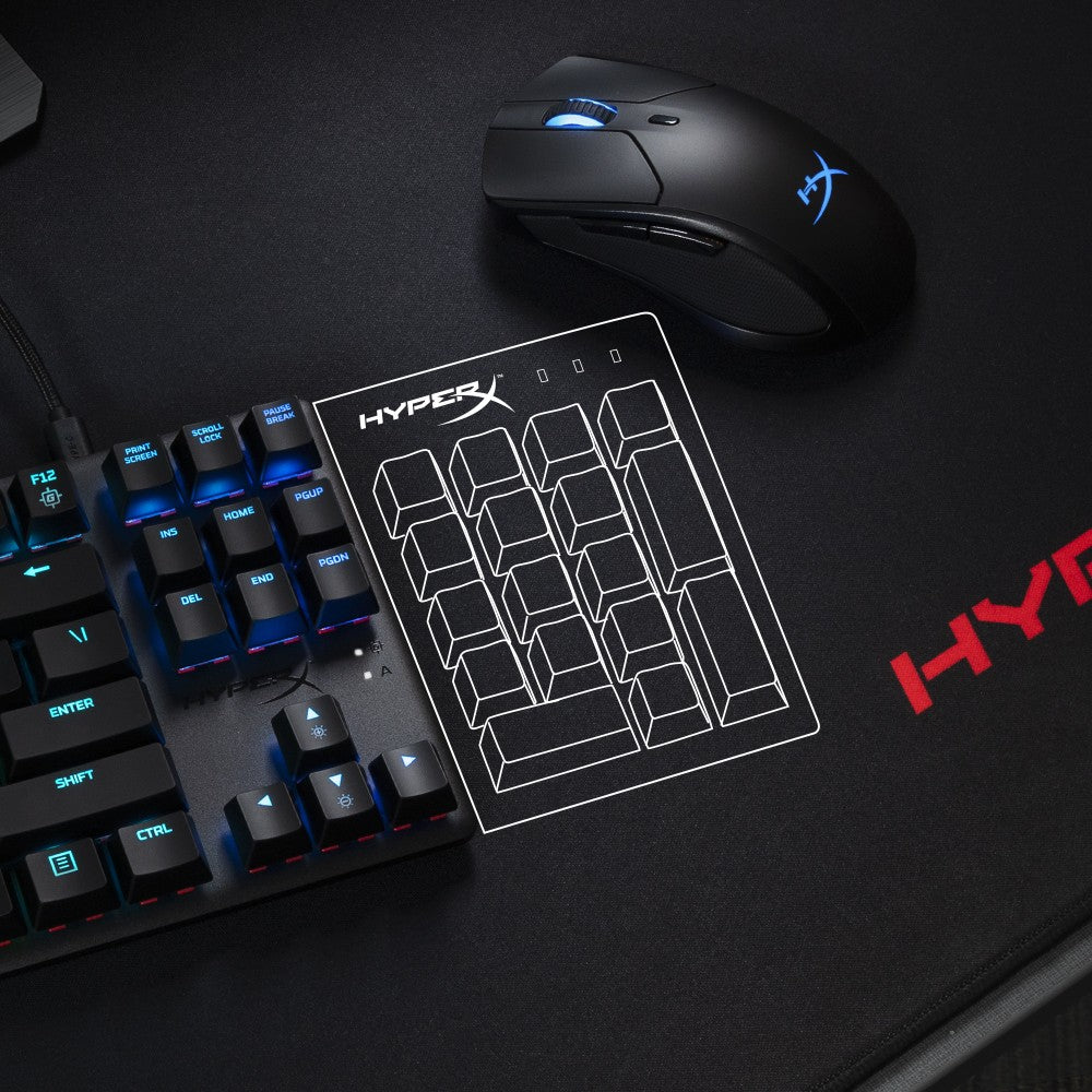 HyperX Alloy Origins Core – Mechanische Gaming – HX Red (DE - Layout) - Tenkeyless (80 - 87 %) - Kabelgebunden - USB - Mechanischer Switch - RGB - LED - Schwarz - Tastatur