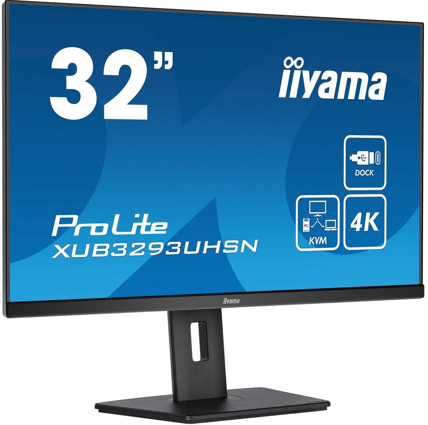 Iiyama ProLite XUB3293UHSN - B5 - 80 cm (31.5") - 3840 x 2160 Pixel - 4K Ultra HD - LCD - 4 ms - Schwarz - Monitor