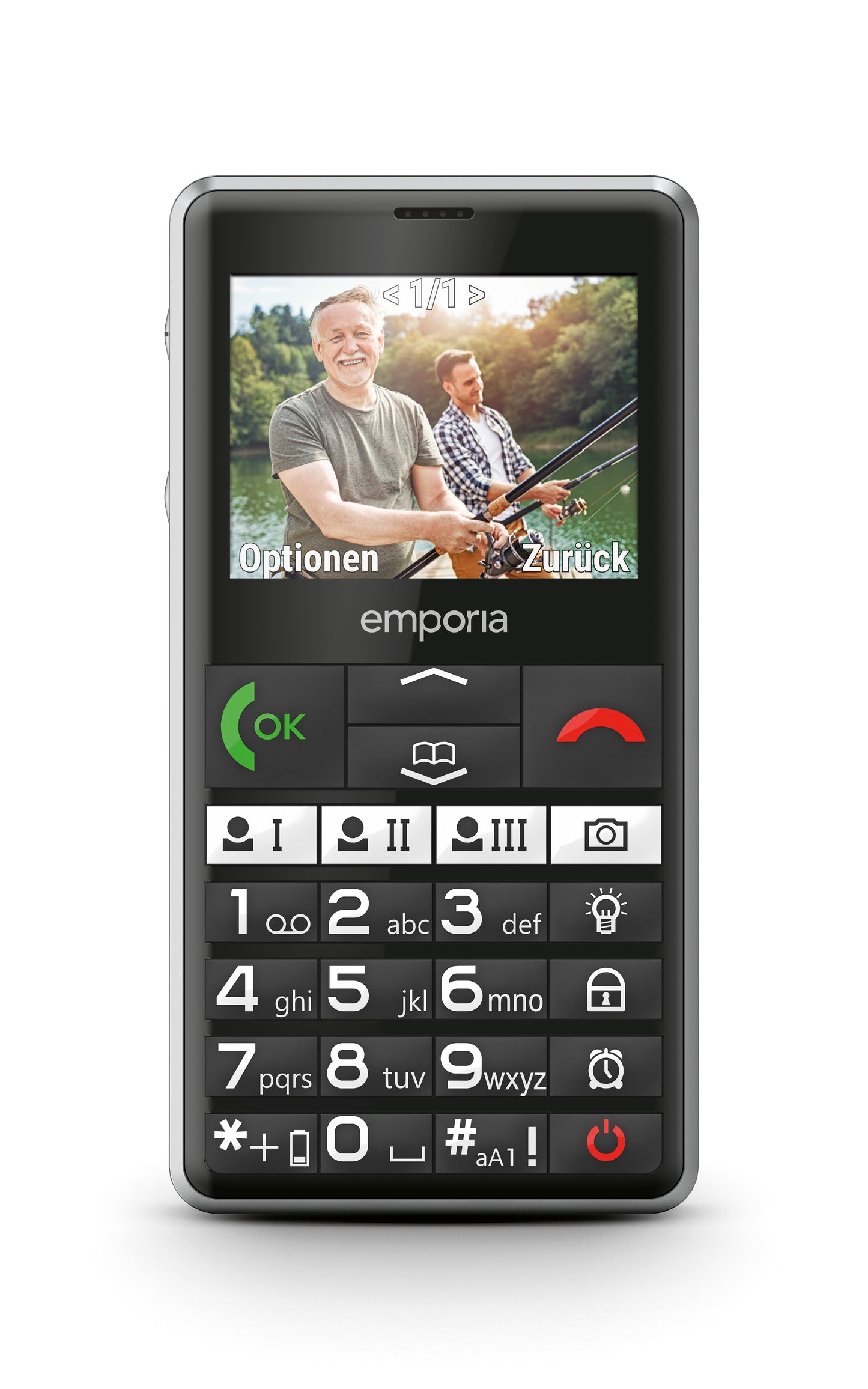 Emporia Pure LTE 2025 - black - 1.400 mAh - 5,87 cm - Mobiltelefon
