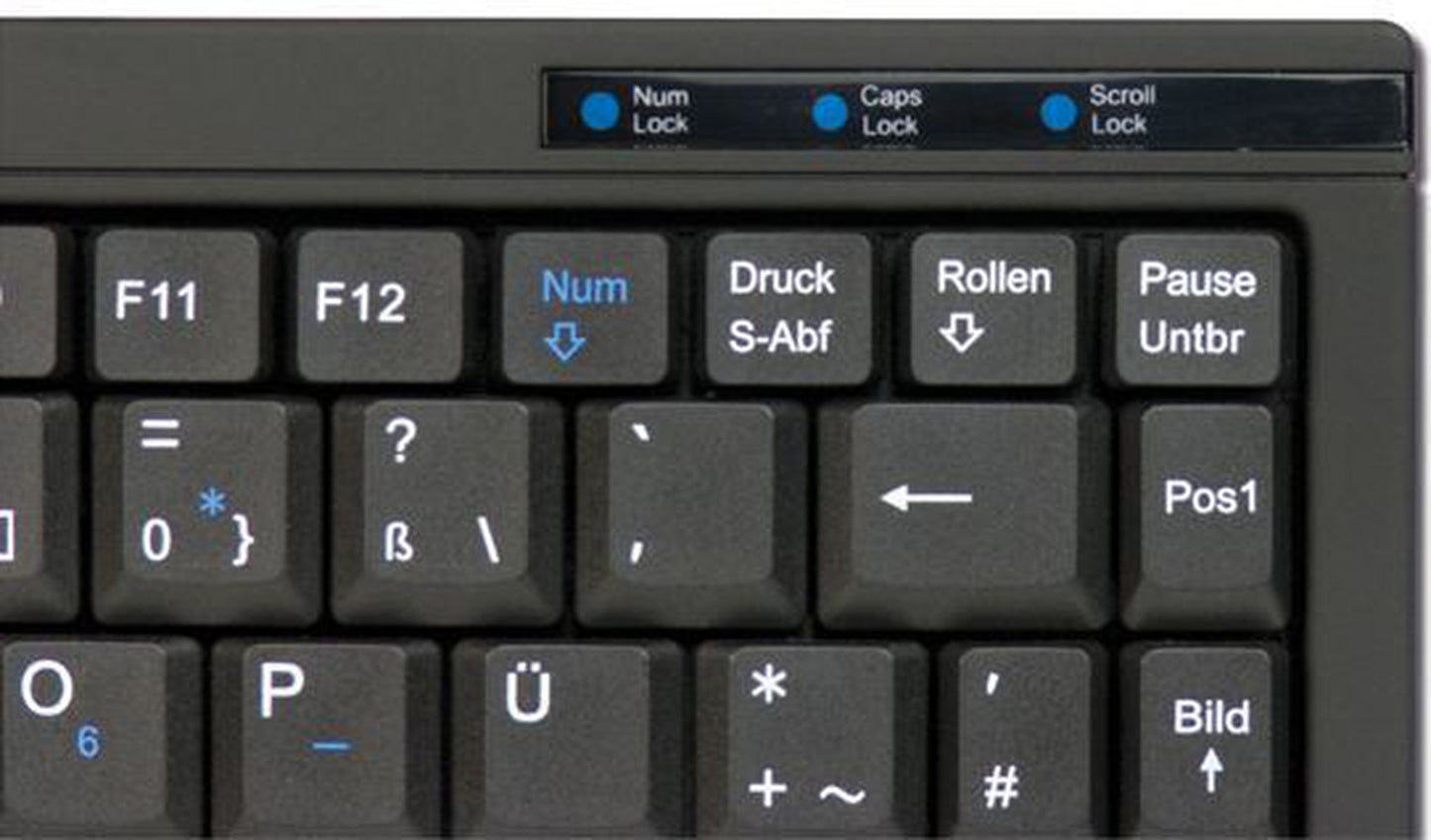 KeySonic ACK - 595 C+ - PS/2, USB - Tastatur