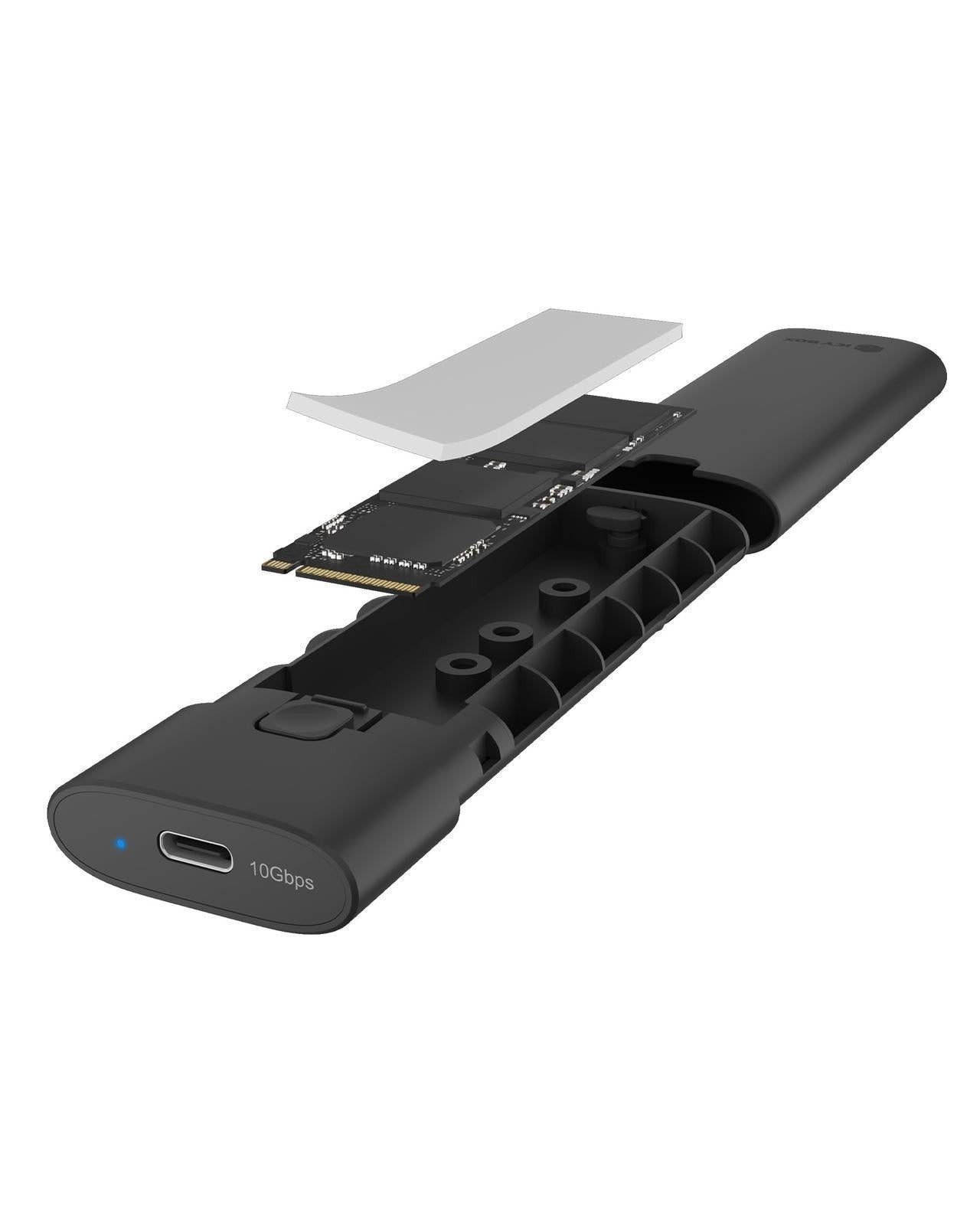 ICY BOX Geh. Spade Case 1806 NVMe M.2 USB 3.2 Gen 2 Type - C - USB 3.0 - Gehäuse