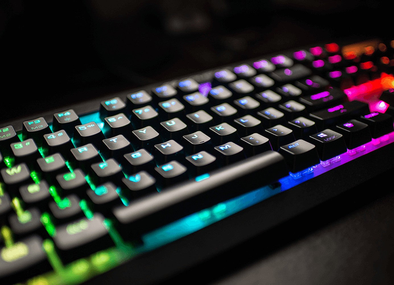 Cougar Gaming Tastatur Attack X3 RGB Mech. Cherry MX silber - QWERTY - Tastatur