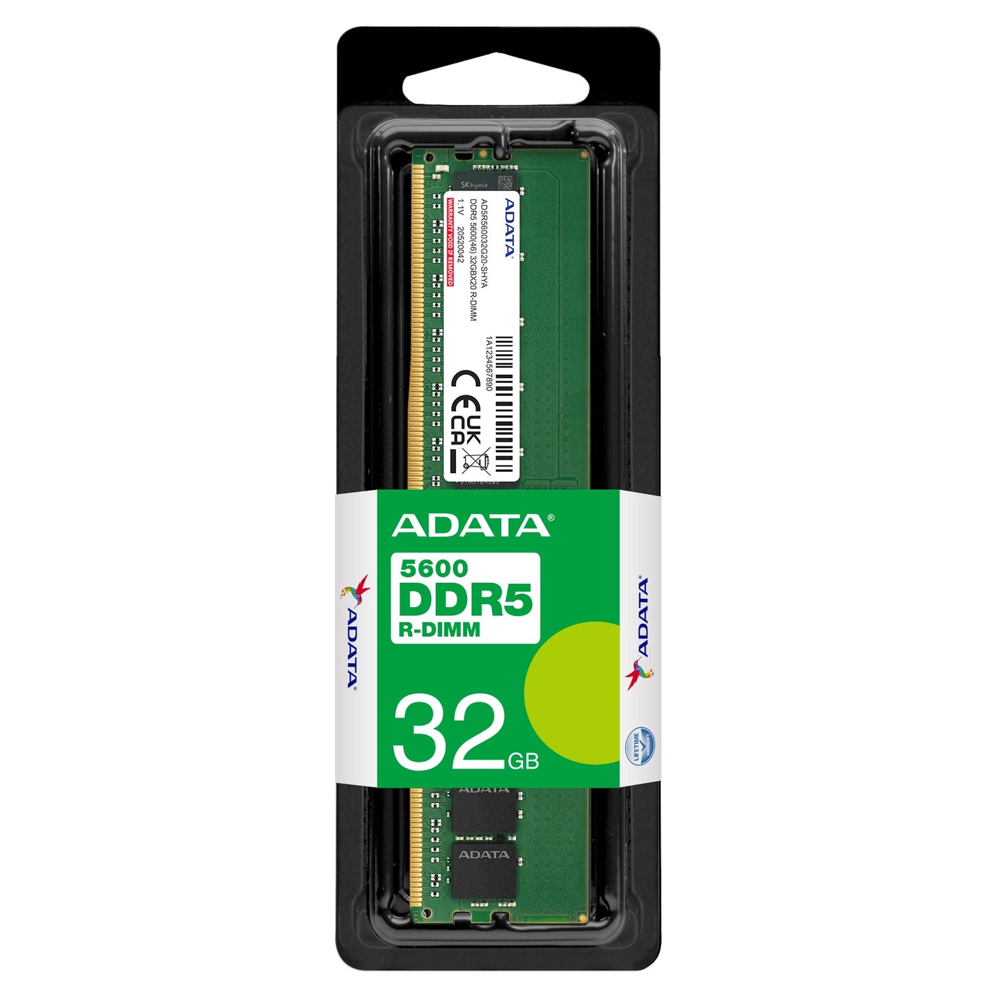 ADATA RIMM 32 GB DDR5 - 5600 (AD5R560032G20 - SHYA) - 32 GB - RDRAM - Arbeitsspeicher