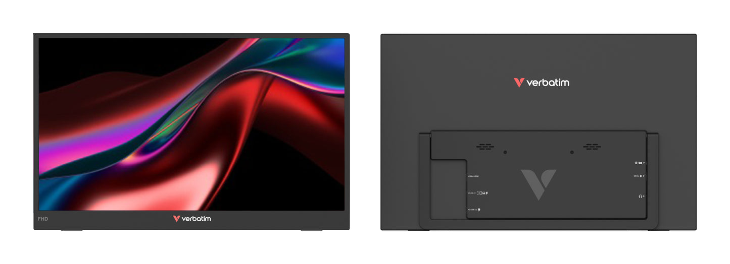 Verbatim Portable 15.6 Dual Monitor Essentials - Monitor