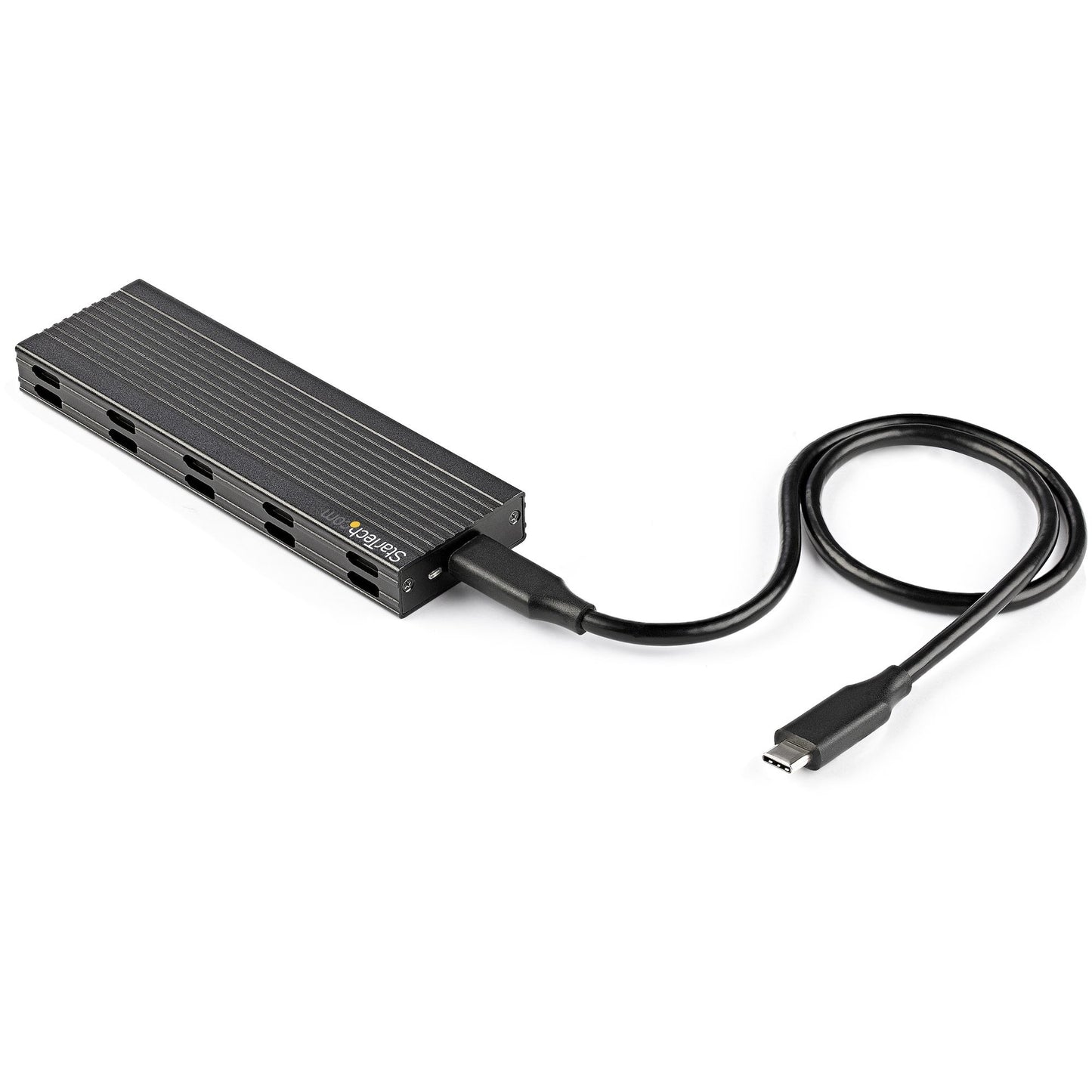 StarTech.com NVMe SSD Gehäuse - USB - C 10 Gbit/s auf M.2 NVMe oder M.2 SATA SSD - Externes M.2 PCIe/SATA NGFF SSD Aluminiumgehäuse - USB Type - C & USB - A Hostkabel - Unterstützt 2230/2242/2260/2280 - SSD - M.2 - M.2 - 10 Gbit/s - USB Anschlus - Gehäuse