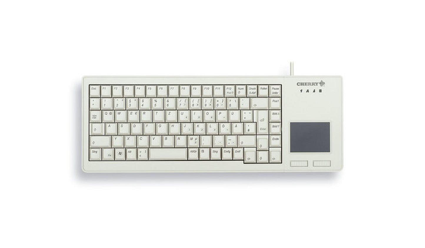 Cherry XS Touchpad - Volle Größe (100%) - Kabelgebunden - USB - QWERTZ - Grau - Tastatur