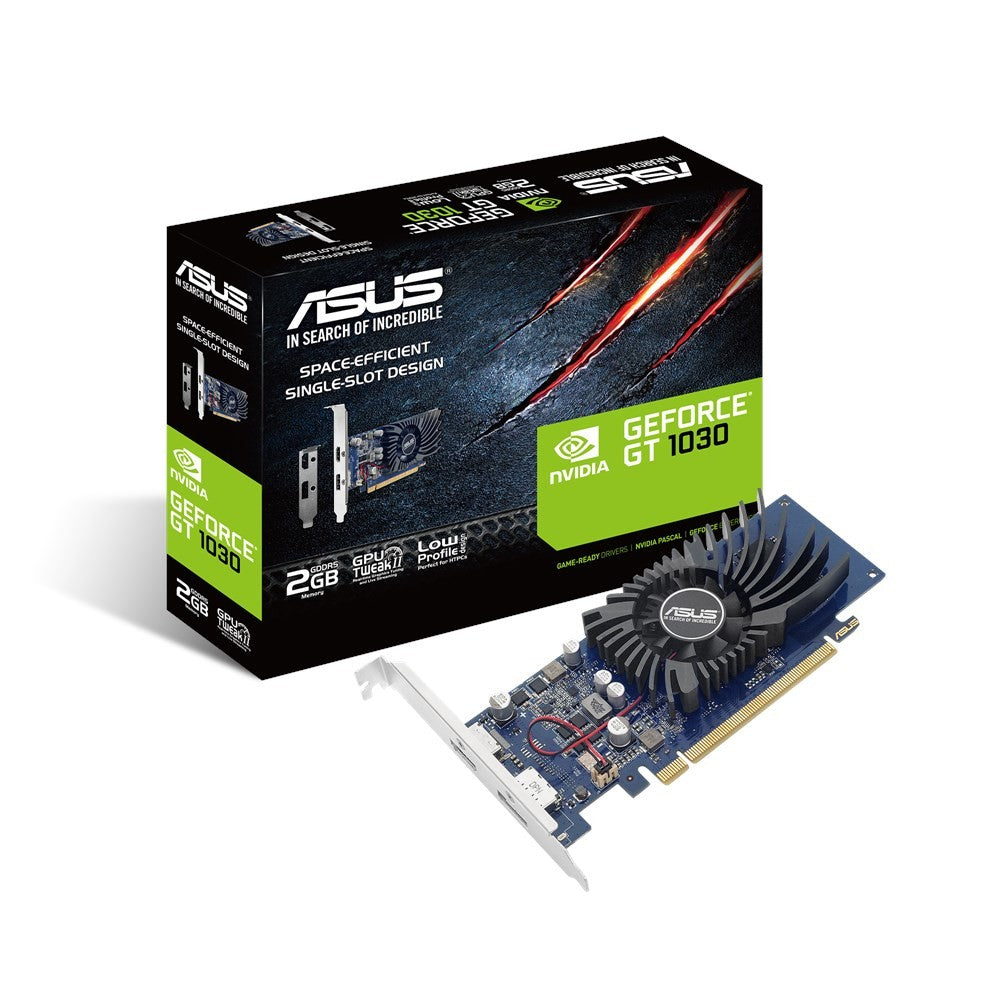 ASUS GT1030 - 2G - BRK - GeForce GT 1030 - 2 GB - GDDR5 - 64 Bit - 7680 x 4320 Pixel - PCI Express 3.0 - Grafikkarte