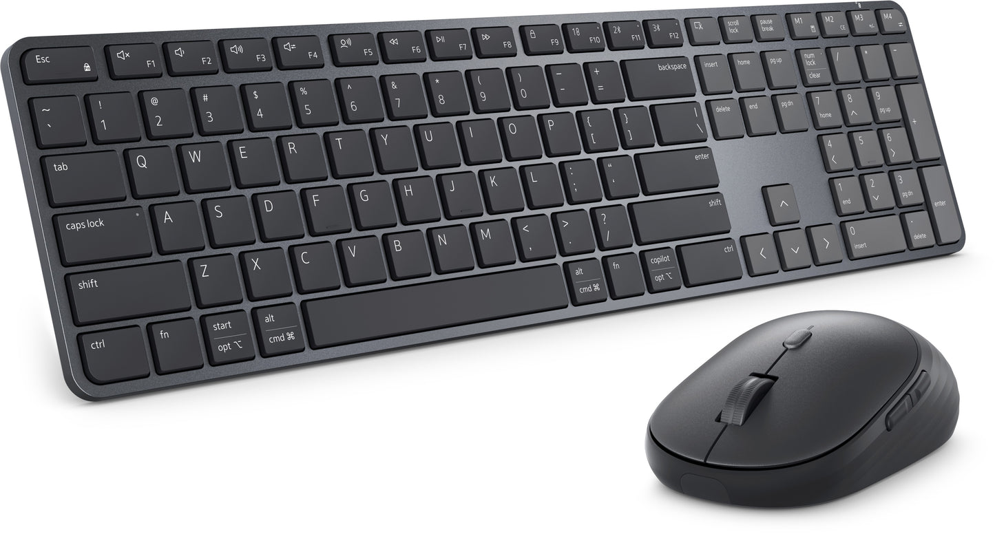 Dell Pro 7 Slim Keyboard and Mouse - KM7 - 6.000 dpi - Tastatur
