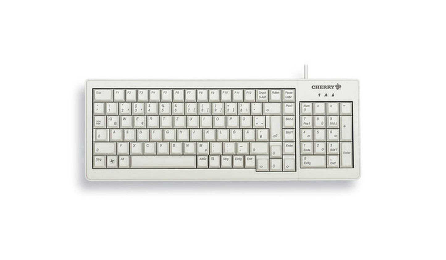 Cherry XS - Volle Größe (100%) - Kabelgebunden - USB - QWERTZ - Grau - Tastatur
