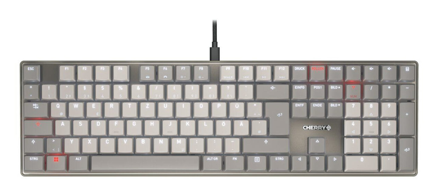 Cherry Keyboard Corded Mechanical Mx Lp 2.0 Ivo - QWERTZ - Tastatur