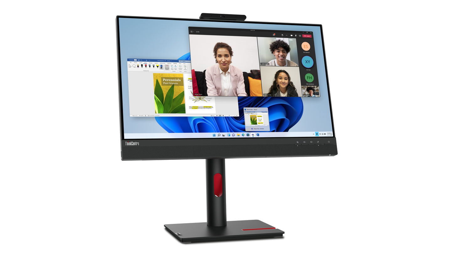 Lenovo ThinkCentre Tiny - In - One 24 Gen 5 - 60,5 cm (23.8") - 1920 x 1080 Pixel - Full HD - LED - 6 ms - Schwarz - Monitor