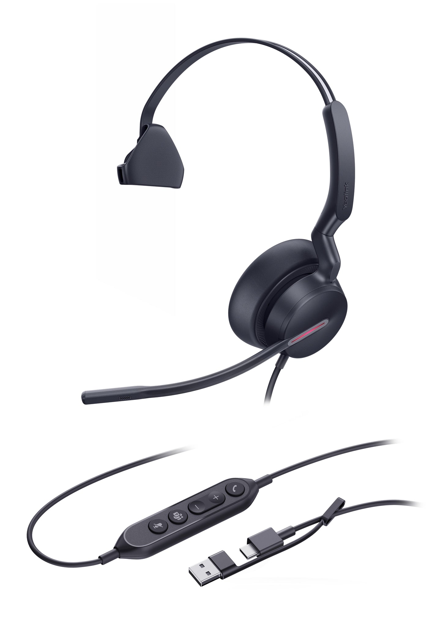 Yealink Headset UH46 Mono Teams USB - C/A - Mono - Headset