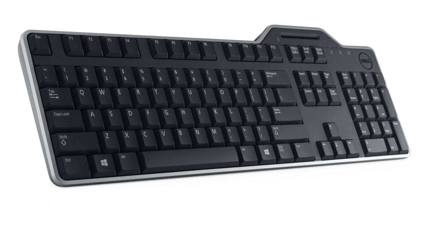 Dell Pro - Smartcard – KB813 - US international (QWERTY) - Volle Größe (100%) - Kabelgebunden - USB - QWERTY - Schwarz - Tastatur
