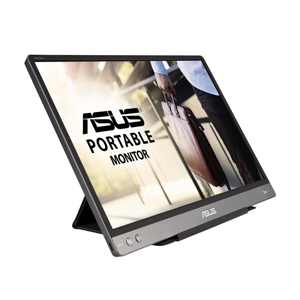 ASUS MB14AC - 35,6 cm (14 Zoll) - 1920 x 1080 Pixel - Full HD - LED - 5 ms - Grau - Monitor