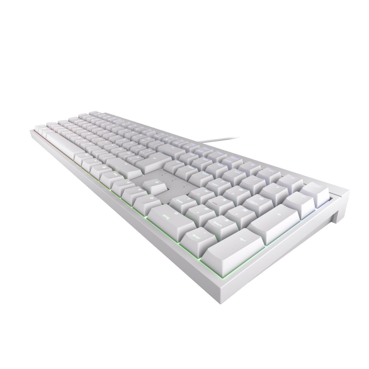 Cherry MX 2.0S RGB - Kabelgebunden - USB - Mechanischer Switch - QWERTZ - RGB - LED - Weiß - Tastatur
