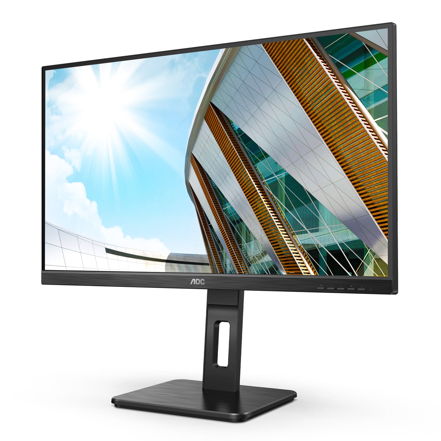 AOC P2 27P2Q - 68,6 cm (27") - 1920 x 1080 Pixel - Full HD - LED - 4 ms - Schwarz - Monitor