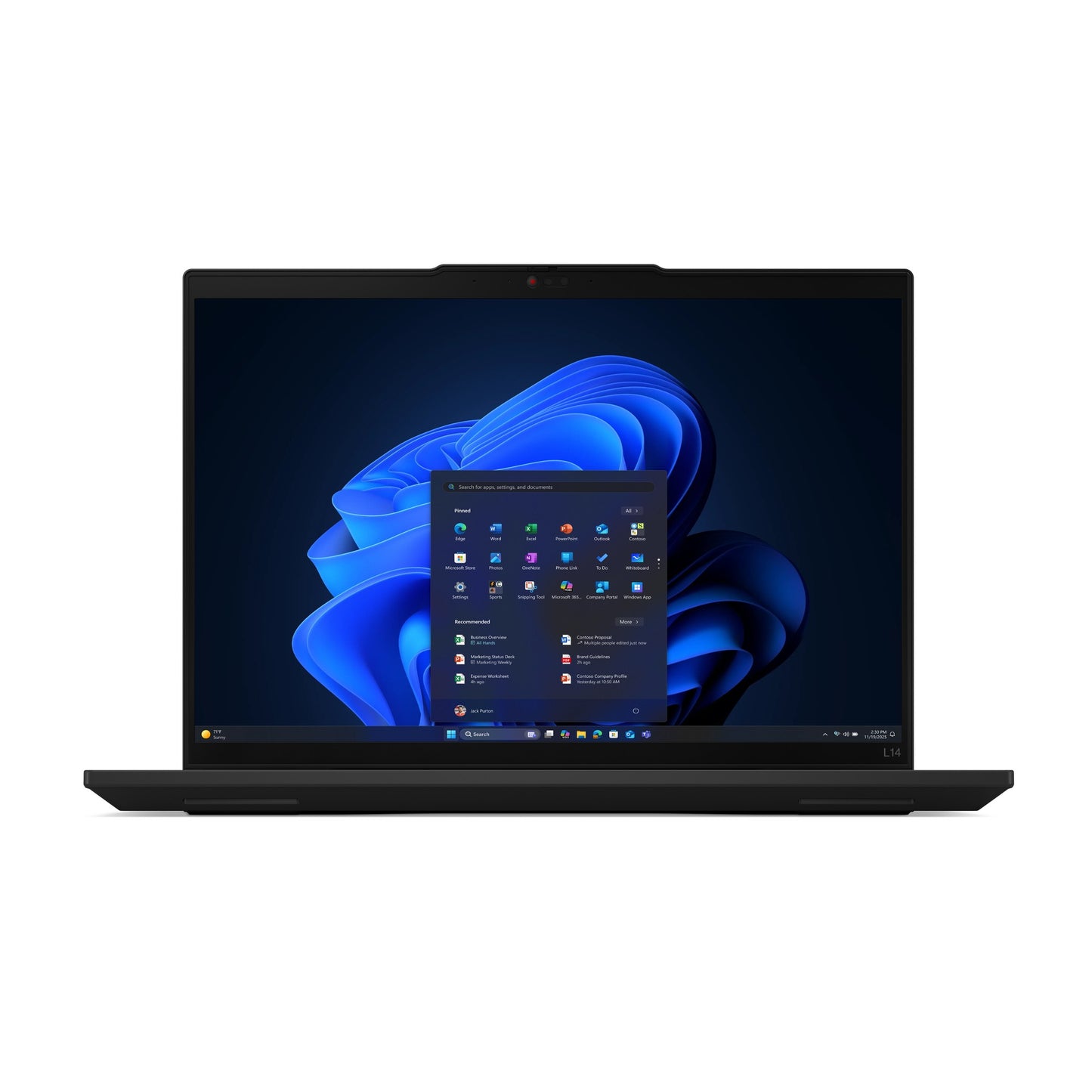 Lenovo ThinkPad L14 - 14" Notebook - Core Ultra 7 5,2 GHz 35,6 cm - Notebook