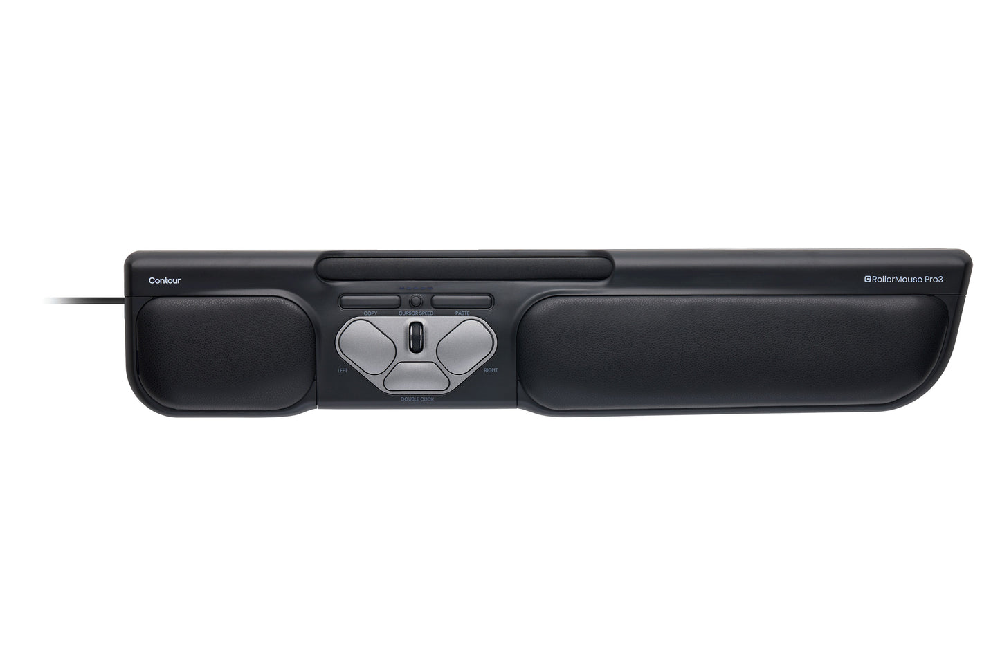 Contour Design Wrist Rest set for RollerMouse Pro3 Long+Short - Schwarz - China - 128 g - 2 Stück(e) - 80 mm - 400 mm - Tastatur