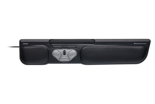 Contour Design Wrist Rest set for RollerMouse Pro3 Long+Short - Schwarz - China - 128 g - 2 Stück(e) - 80 mm - 400 mm - Tastatur