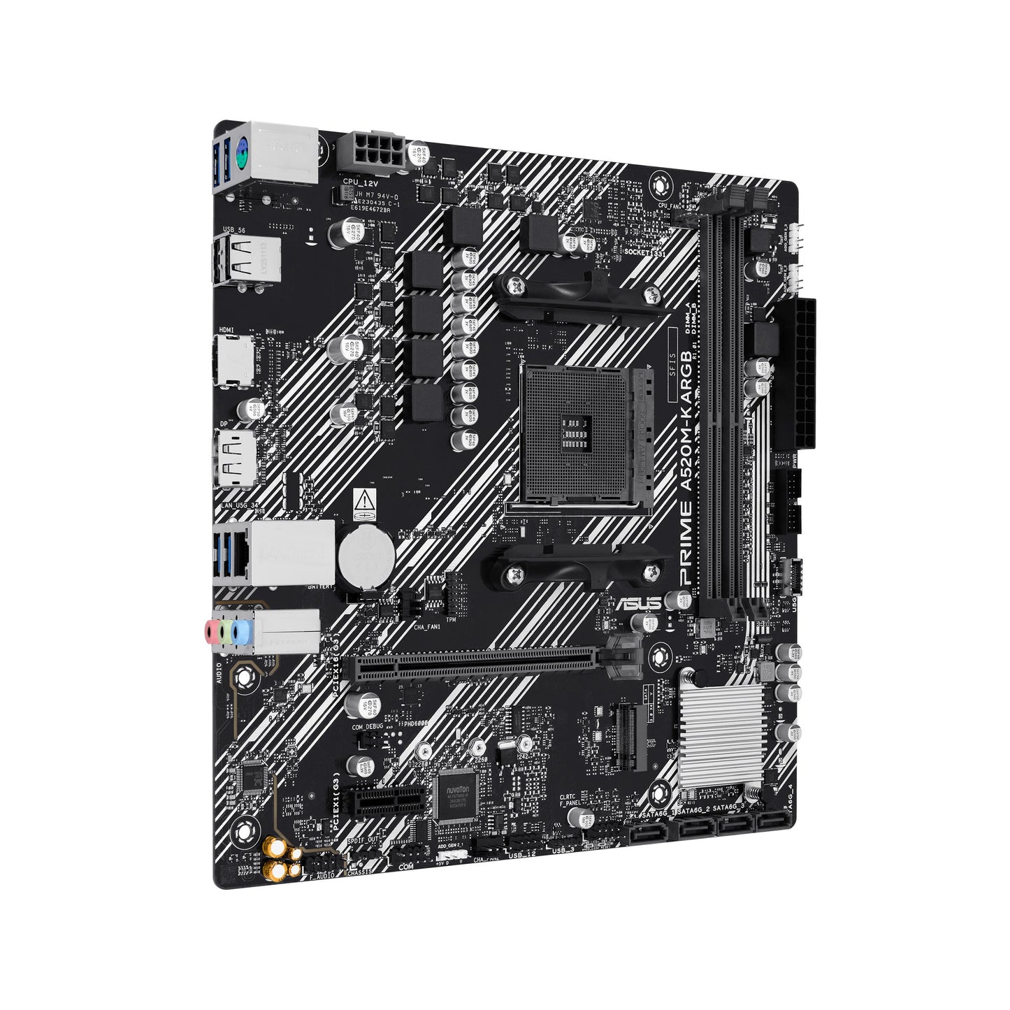ASUS Prime A520M - K Argb Am4 - AMD Sockel AM4 (Ryzen) - Micro/Mini/Flex - ATX - Mainboard